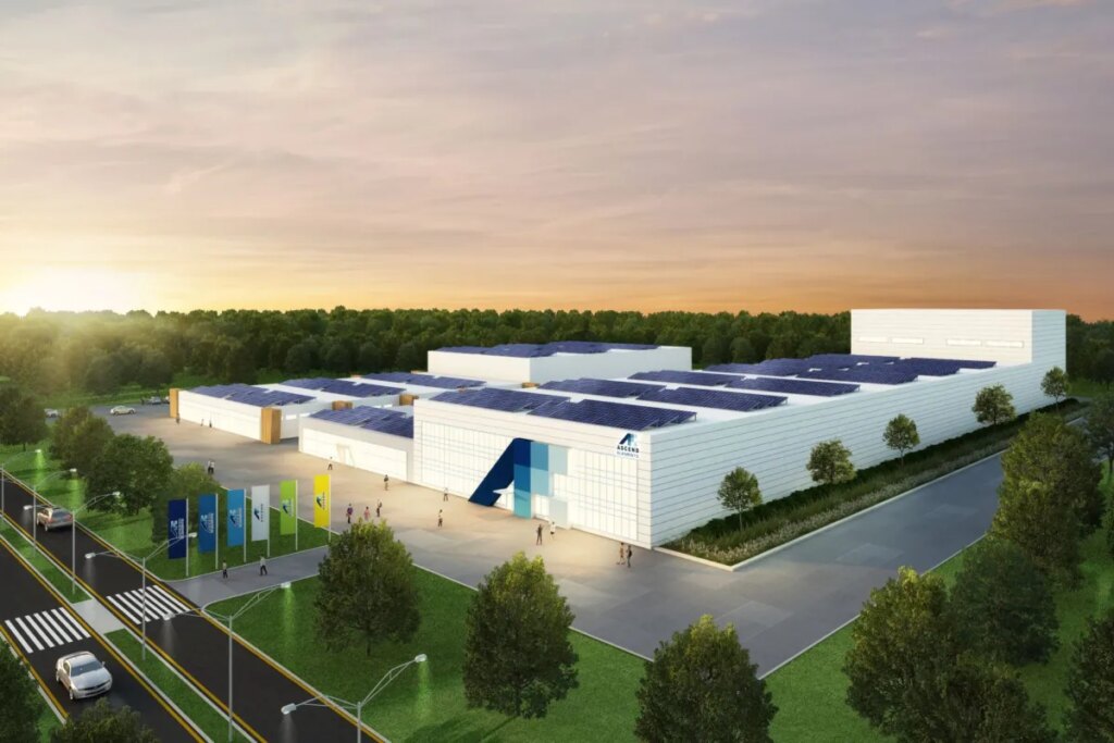 A rendering of Ascend Elements factory in Kentucky.