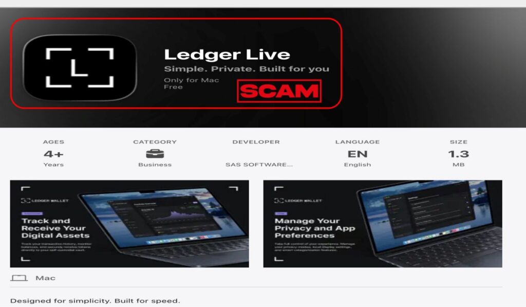Fake Ledger Live App on Apple Store Linked to $9.5M Crypto Theft