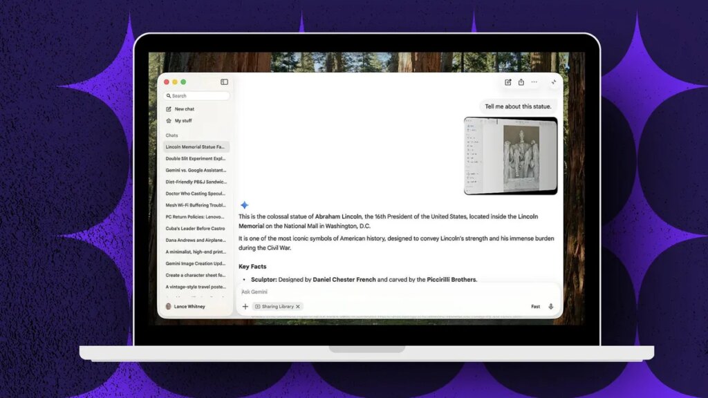 I tried the new Gemini app for Mac - and it's better than the website in one big way