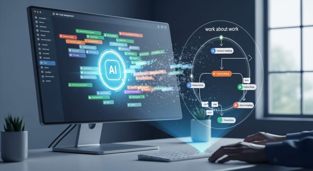 Reducing “Work About Work” with AI Task Managers