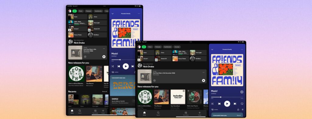 Spotify Unveils Redesigned Tablet Interface For Android And IPads