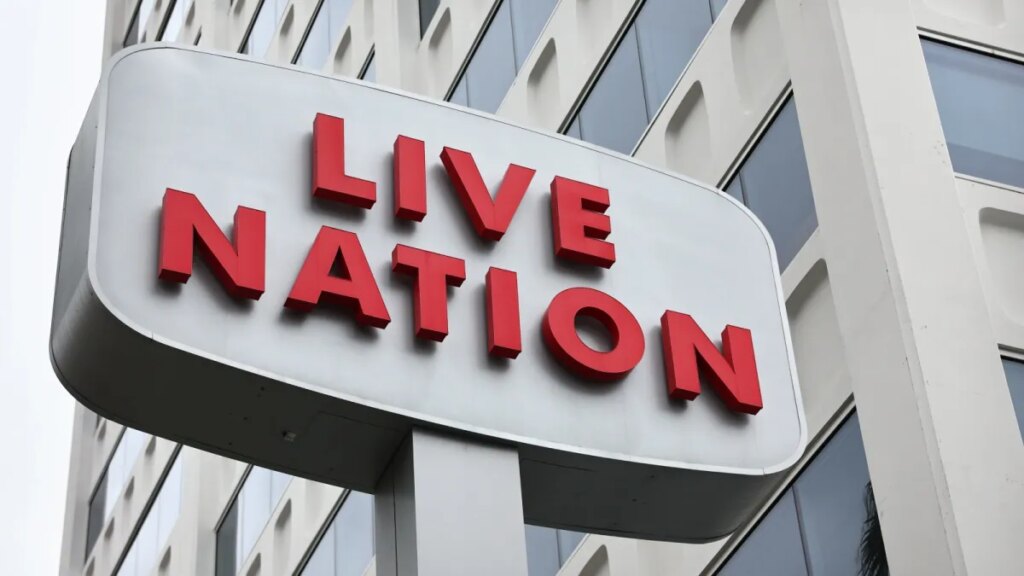 Live Nation sign