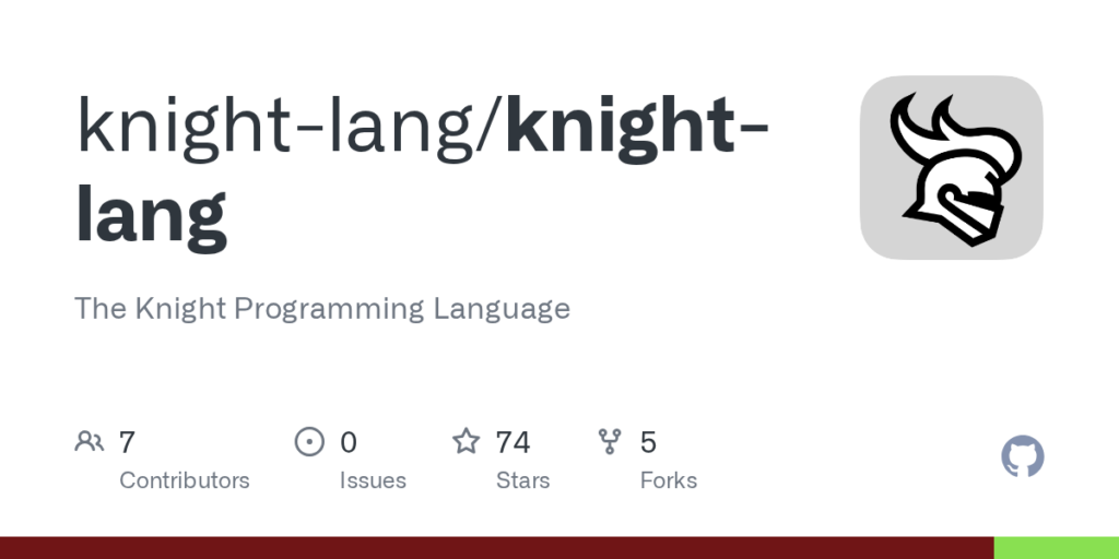 knight-lang/knight-lang: The Knight Programming Language · GitHub